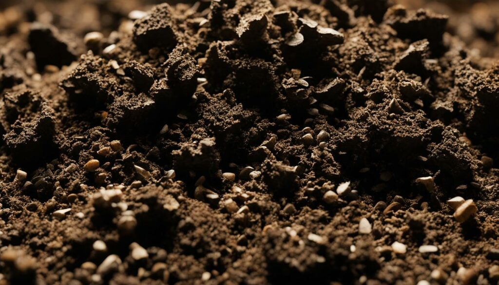 Bonsai Soil Texture Close-up