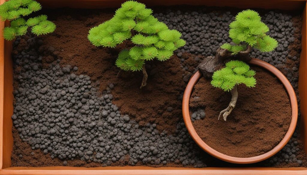 optimal soil structure for bonsai drainage