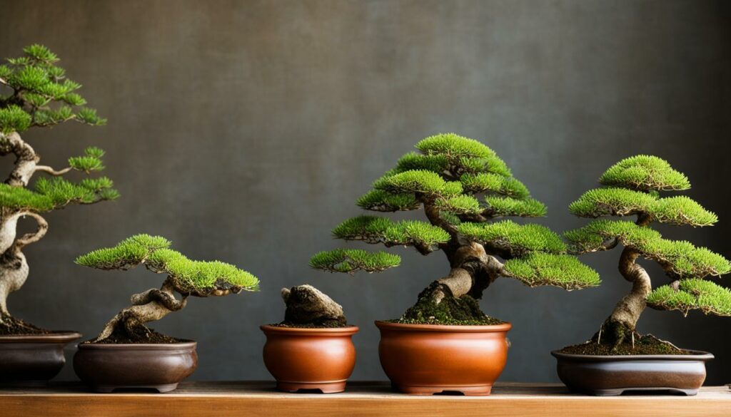 Bonsai Cultivation Growth Rates and Control