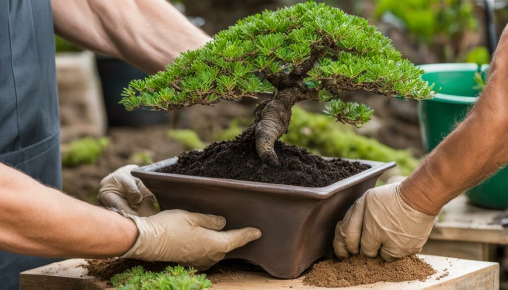 Bonsai Repotting