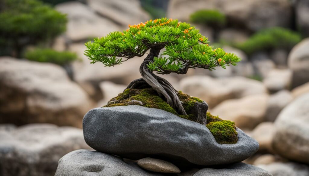 Bonsai Styling Rock Planting