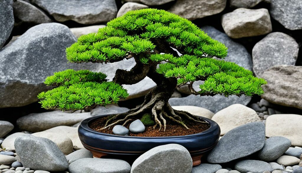 Bonsai Styling Rock Planting