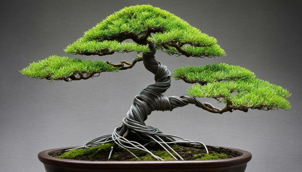 Bonsai Training Wires Technique