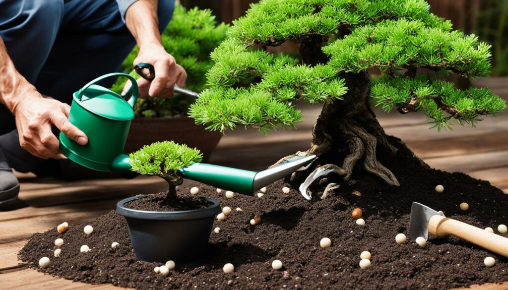 Bonsai fertilization tools