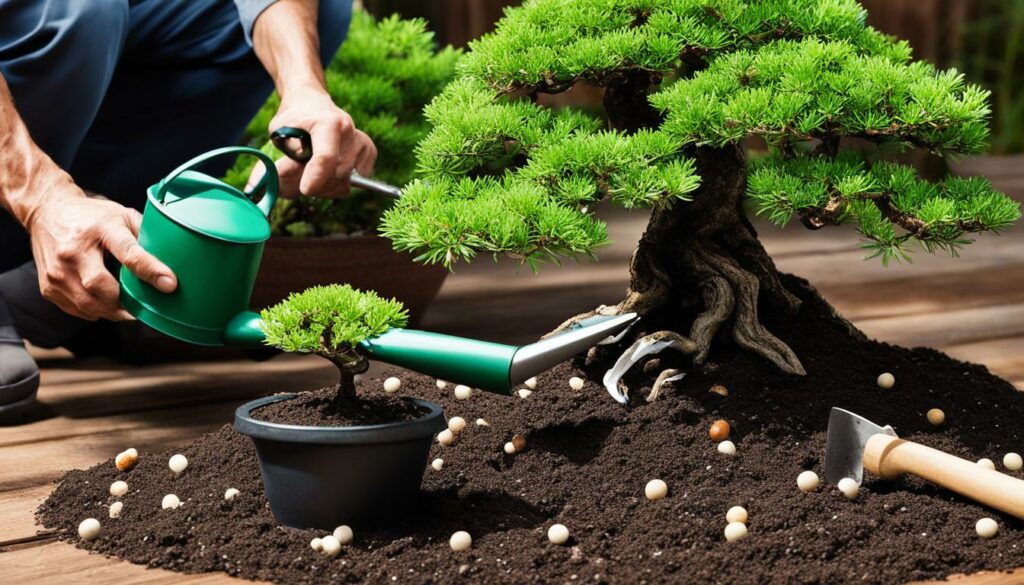 Bonsai fertilization tools