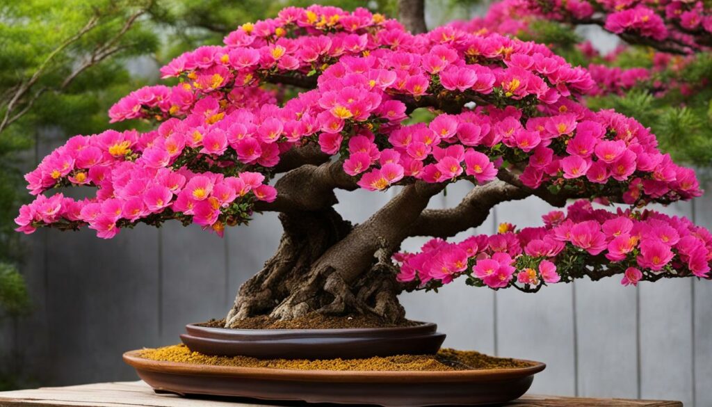 Bonsai flowering