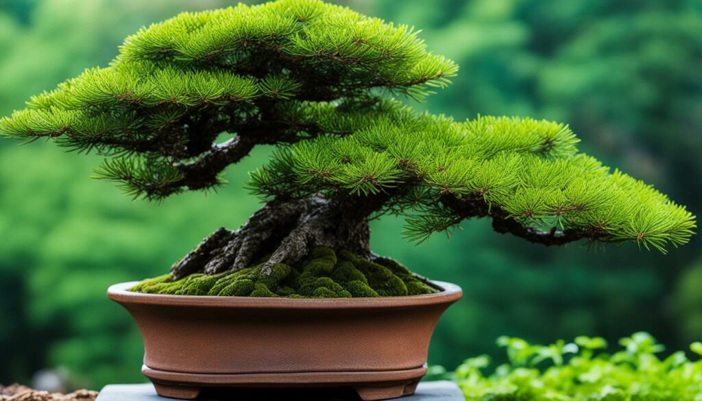 Bonsai tree species spruce