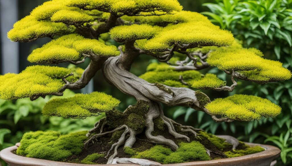 Bonsai with Yellow Leaves