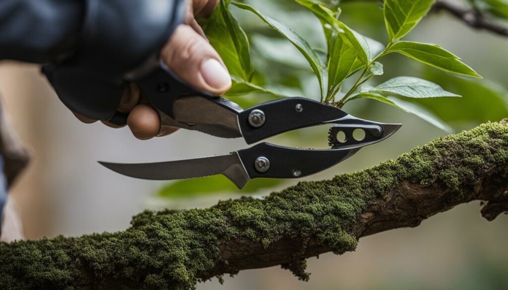 Celtis bonsai pruning