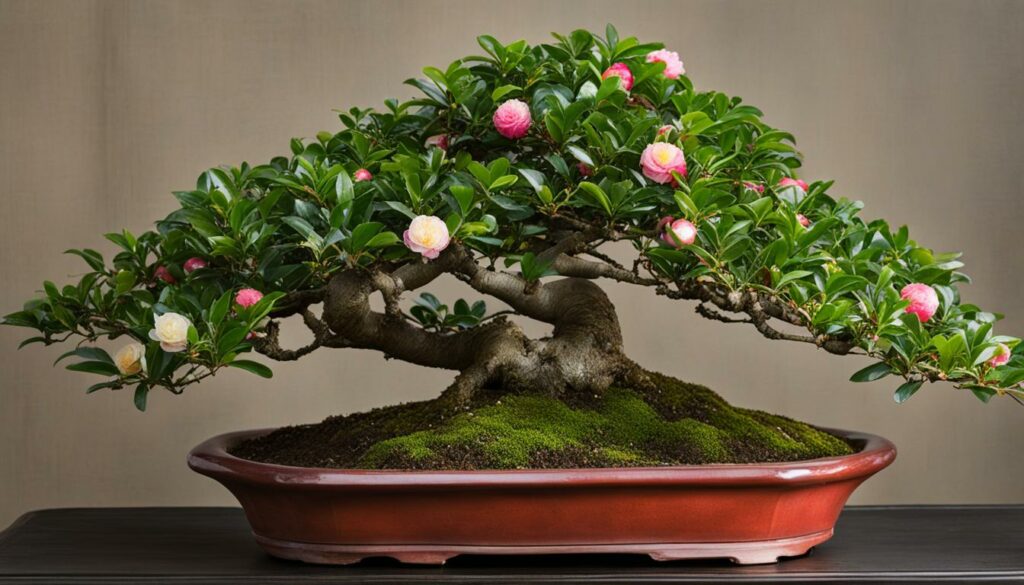 Evergreen Camellia bonsai