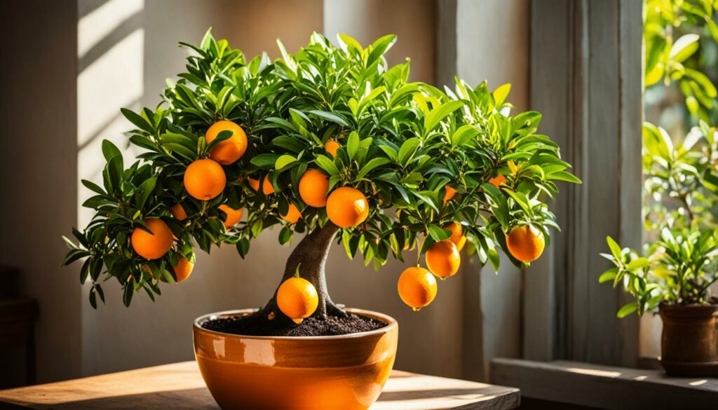 Fruiting Citrus Bonsai