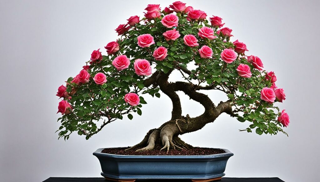 Rose bonsai