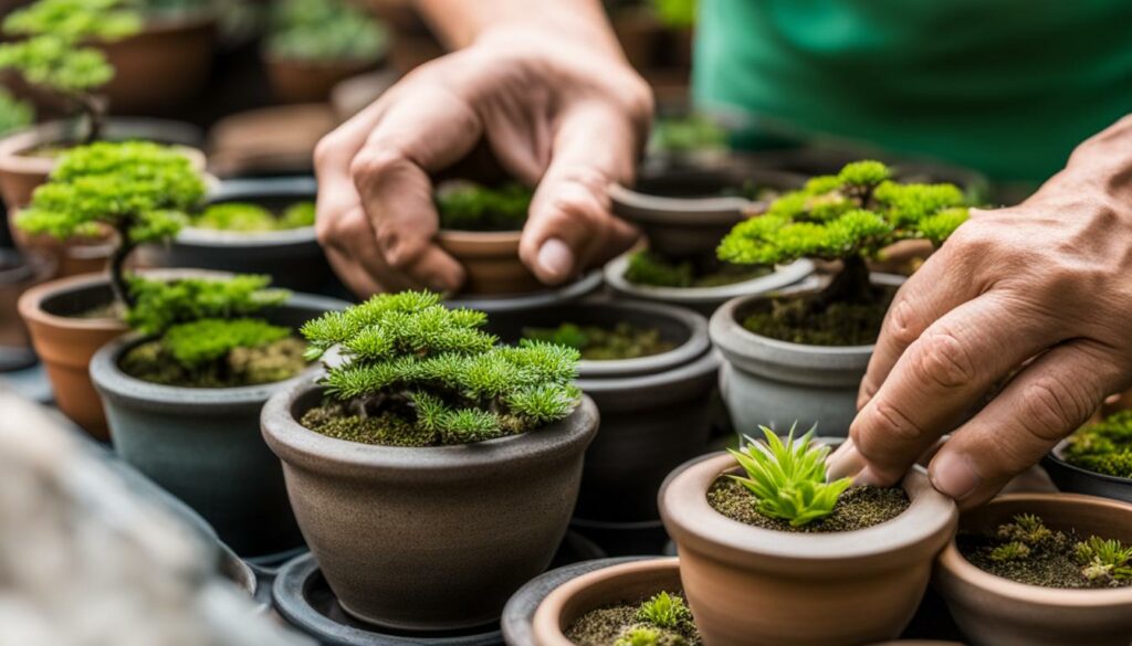 Selecting the right bonsai container