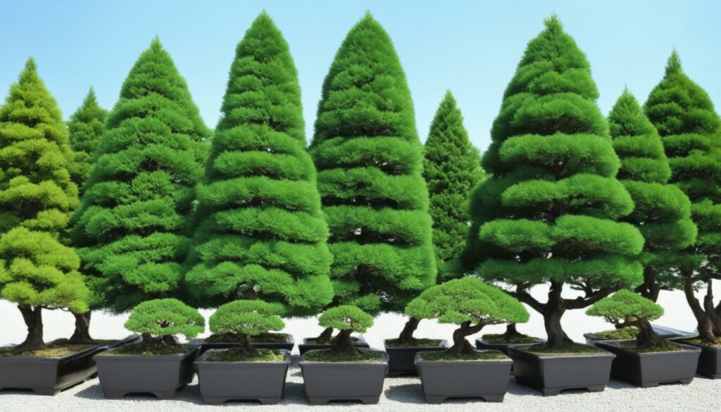 Starter tree selection for bonsai