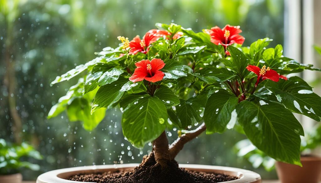 Tropical Hibiscus bonsai