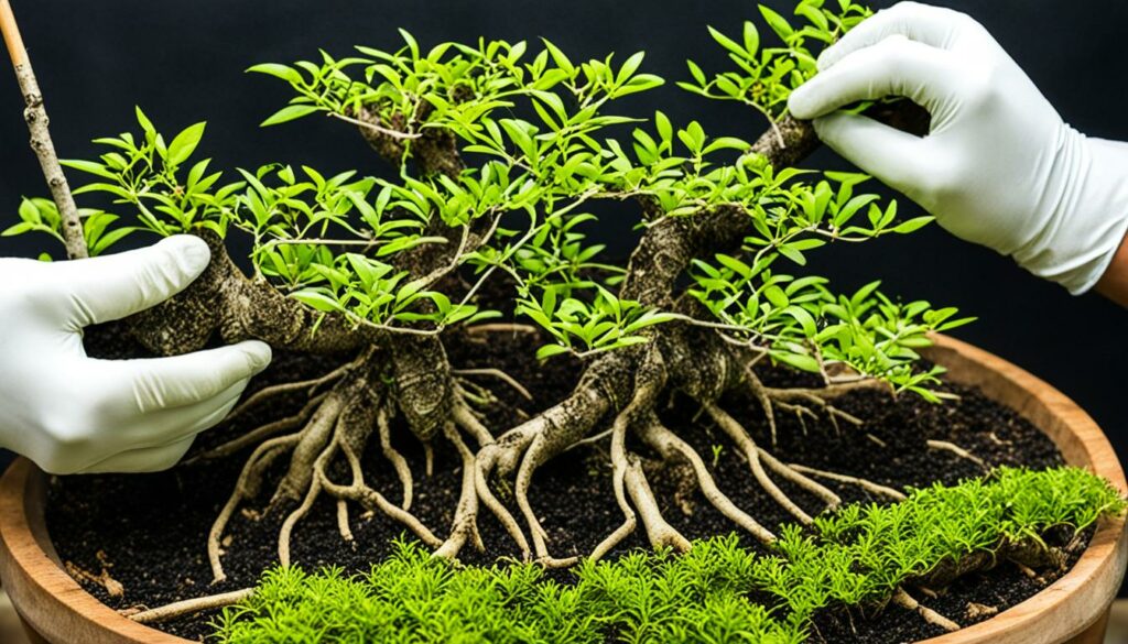 Zanthoxylum bonsai propagating
