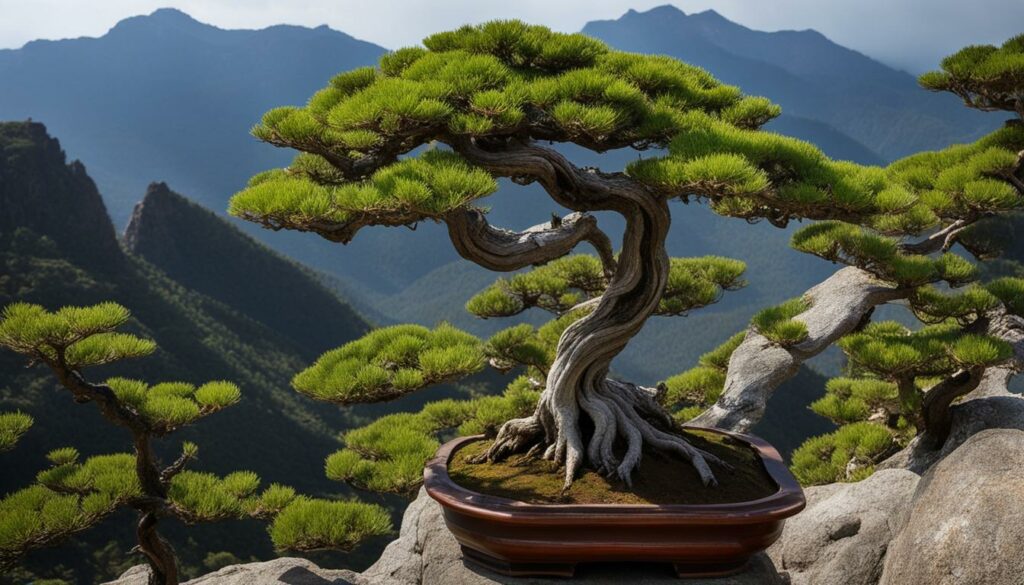 mountainous bonsai