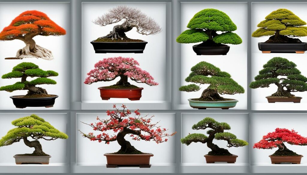 yearly planning for bonsai styling